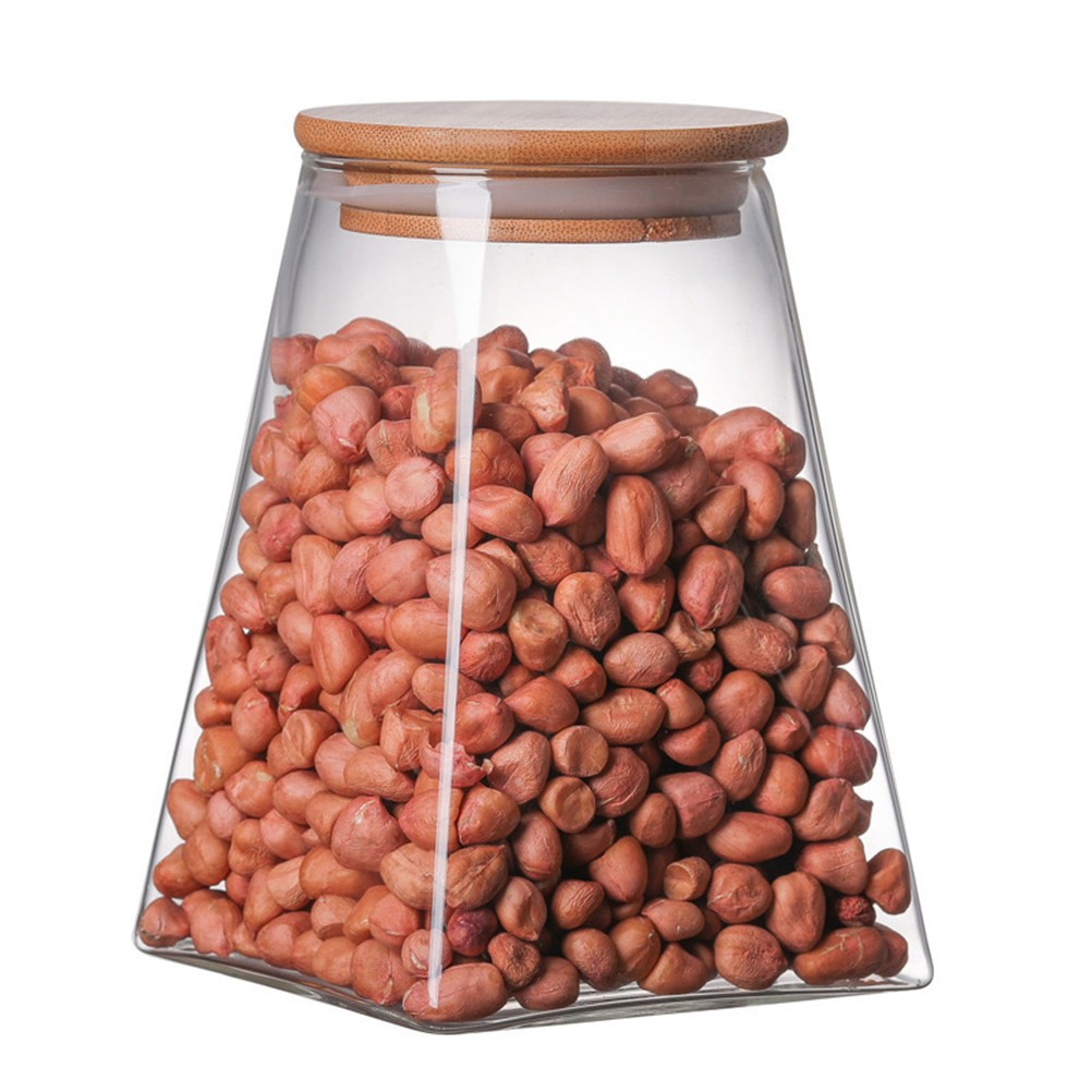 Food Storage Essentials - Glass Grains Storage Tank Airtight Sealed