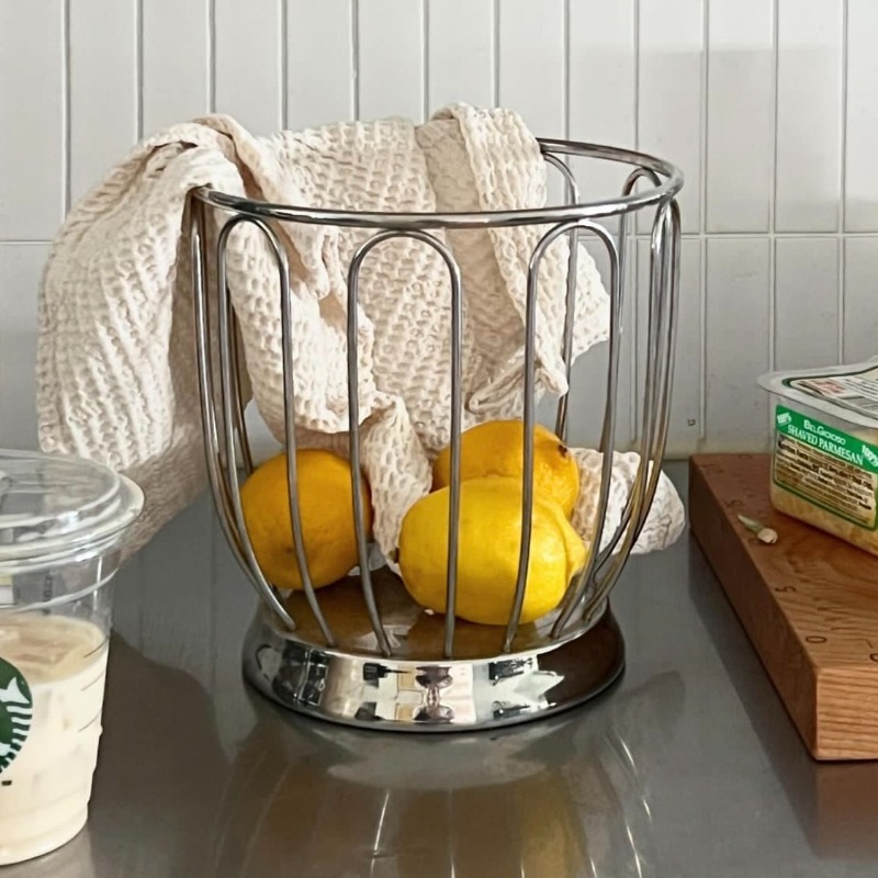 Food Storage For Restaurant - Minimalist Fruit Basket 304 Stainless Steel