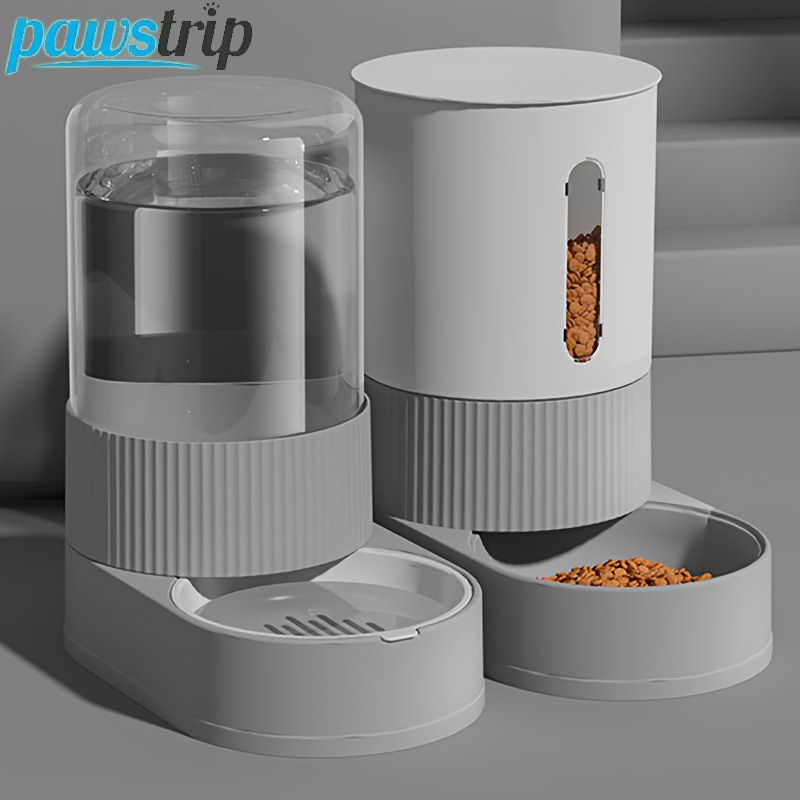 Portion Control Container - Large Capacity Cat Feeder Automatic Cat