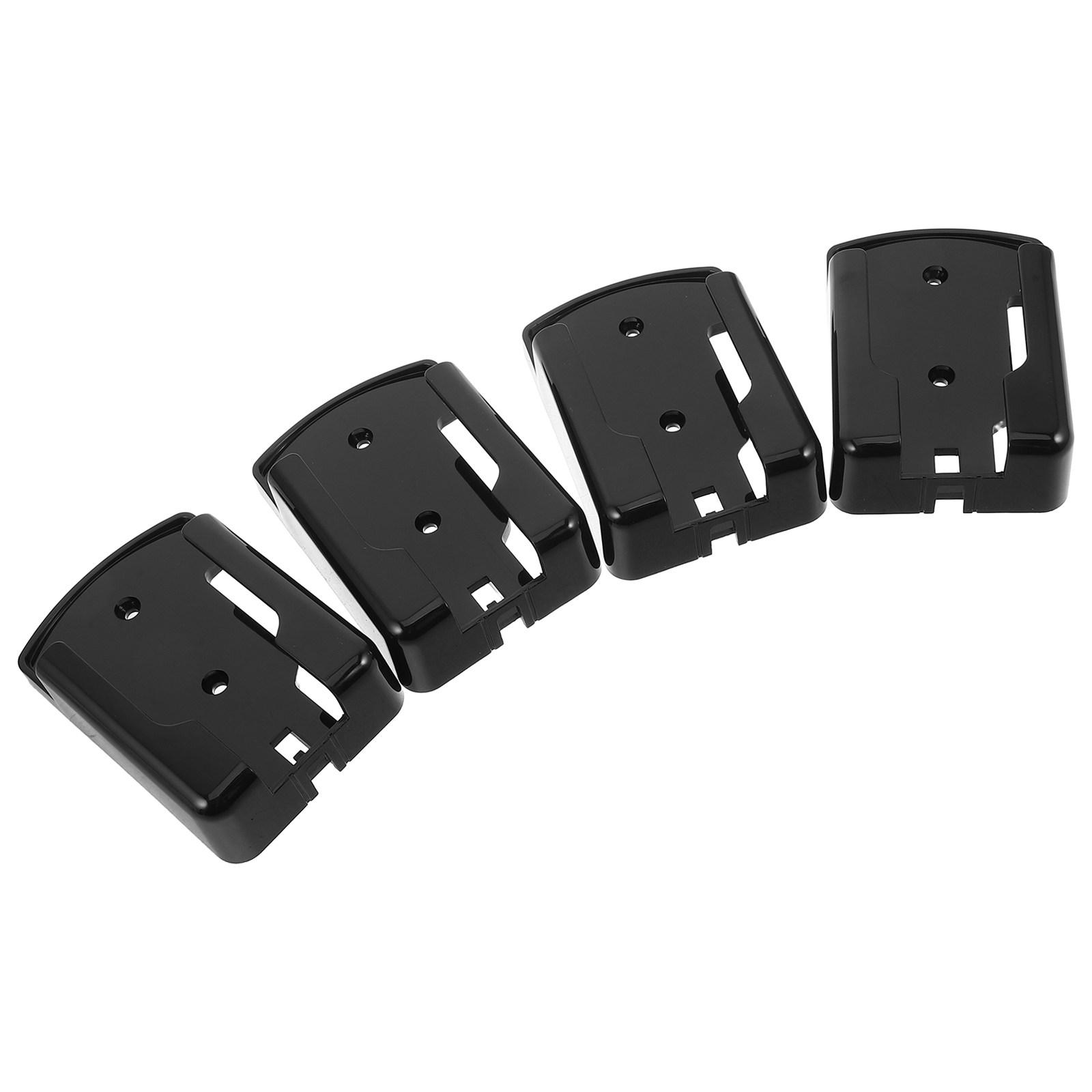 Food Storage Plastic Boxes - 4Pcs Adhesive Remote Control Holder Wall