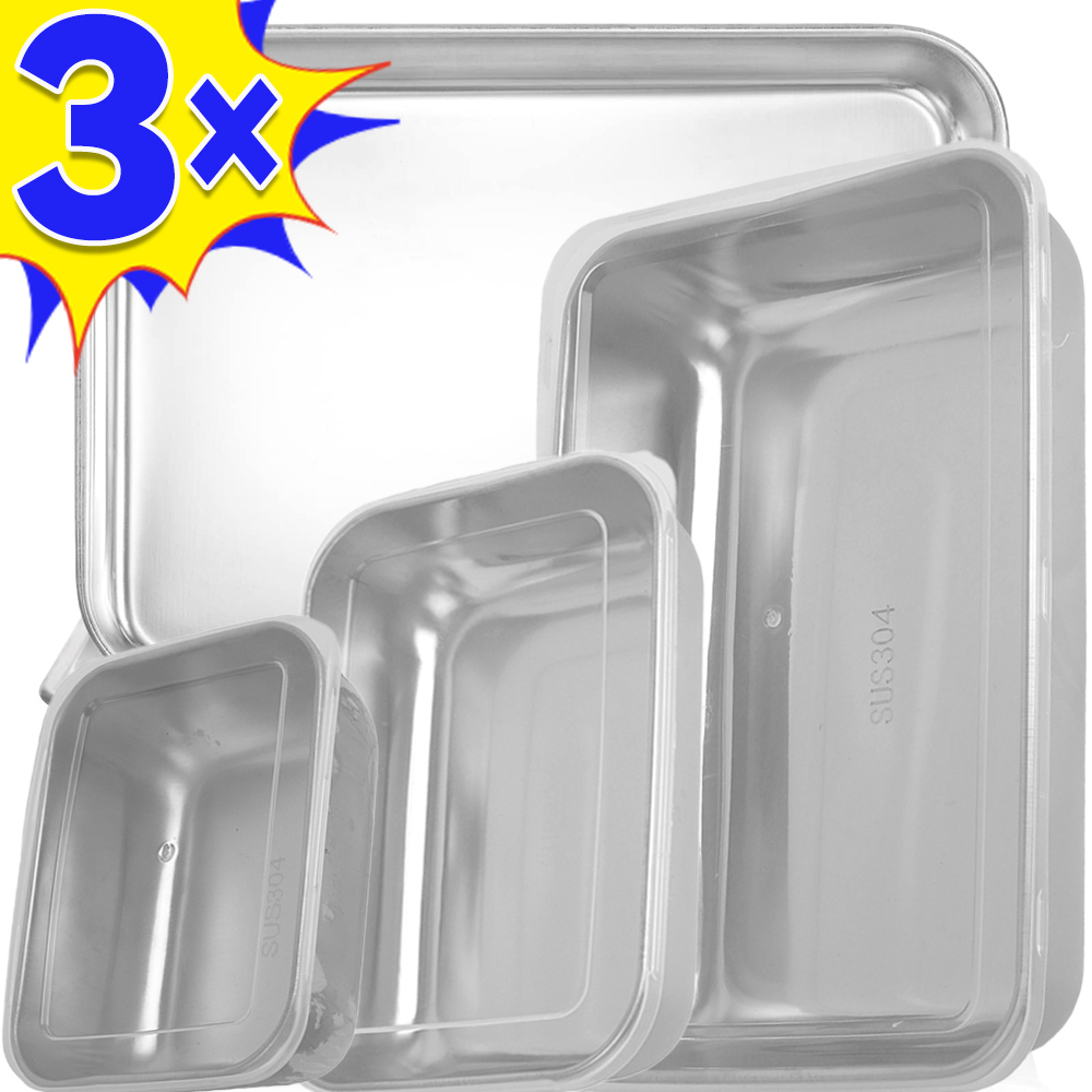 Food Storage Bins - Stainless Steel Food Storage Box Fresh-keeping