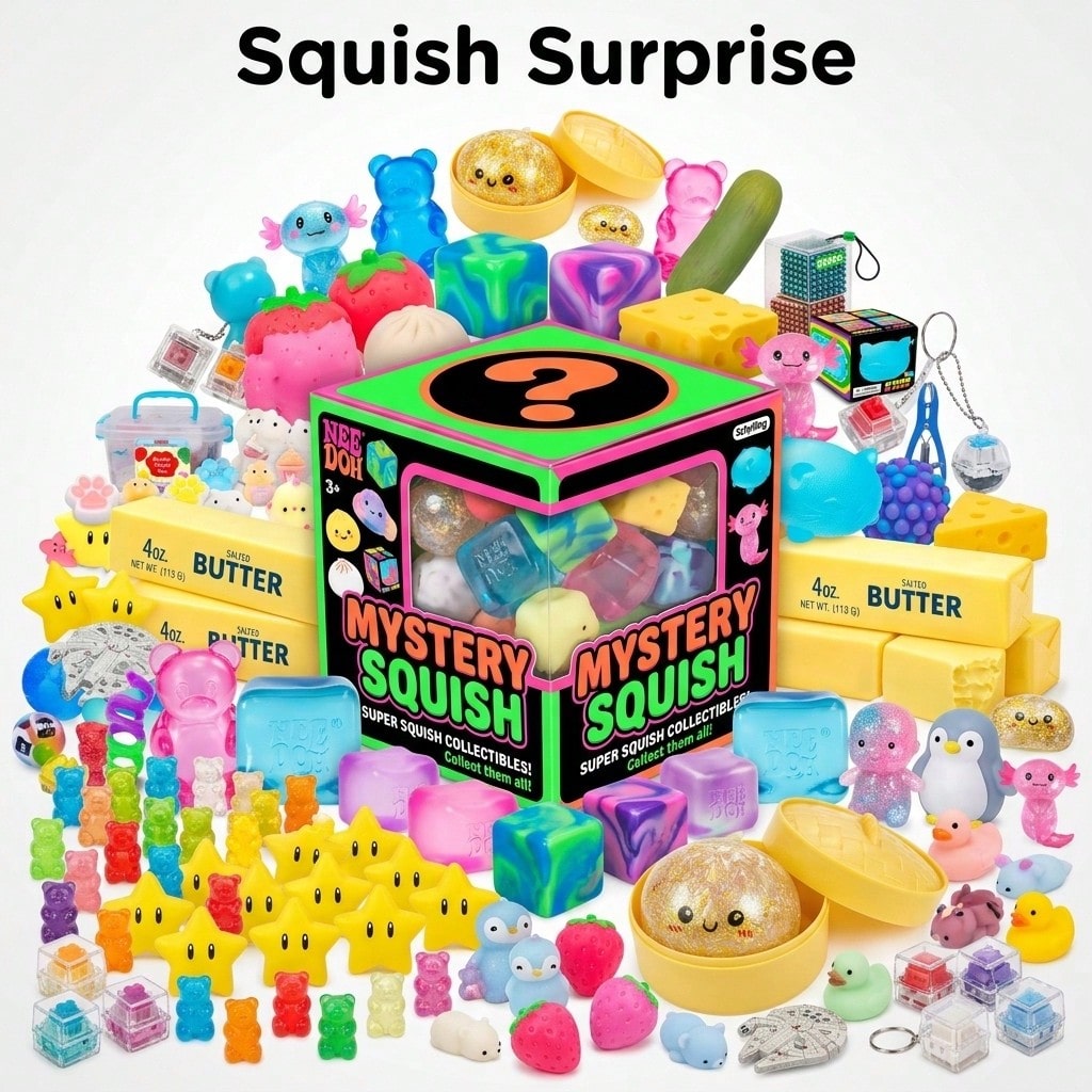 Food Storage For - Surprise Box-Slow Rise Squishy Toys,Food&Ocean Themed