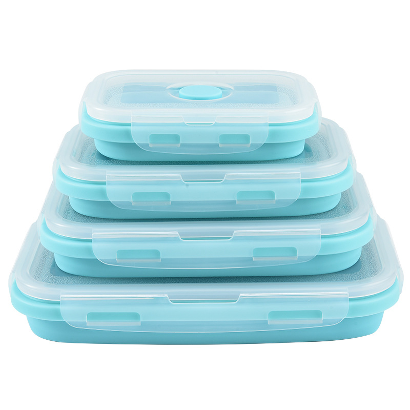 Food Storage Safe - Collapsible Silicone Food Storage Container With