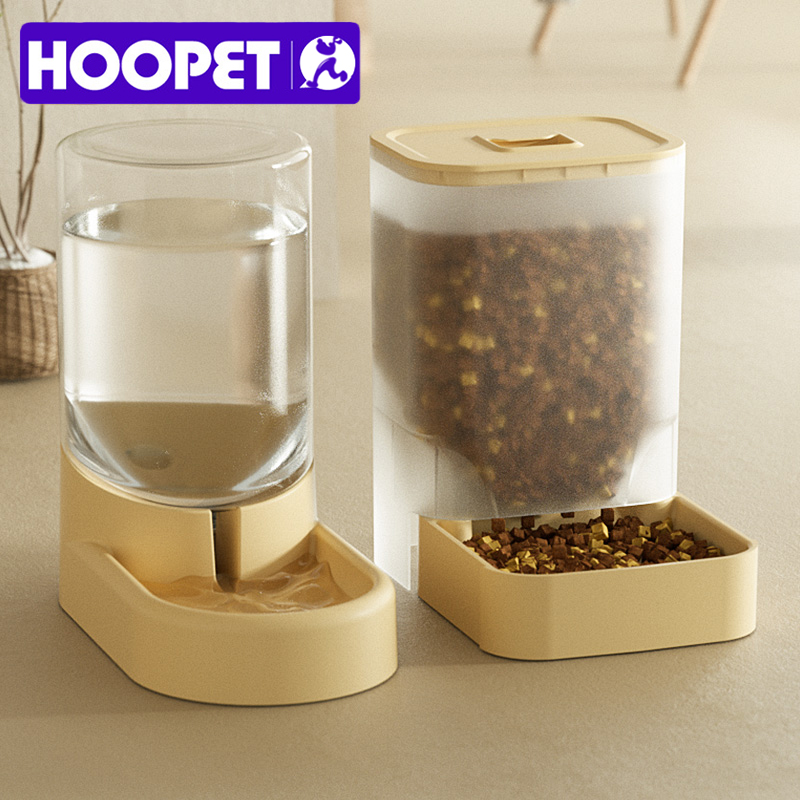 Portion Control Container - HOOPET Dogs Automatic Feeders Water Bottle