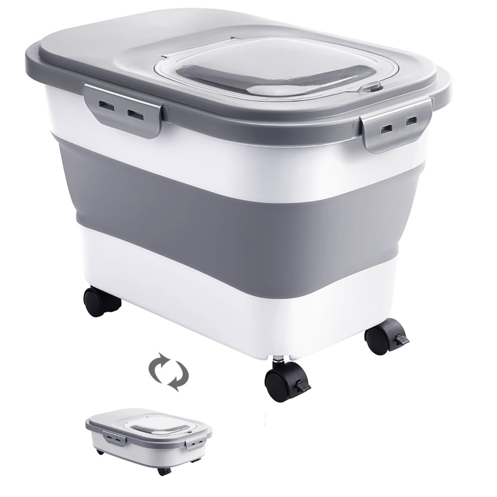Dog Food Storage Xl - Large Capacity Cat Dog Food Storage