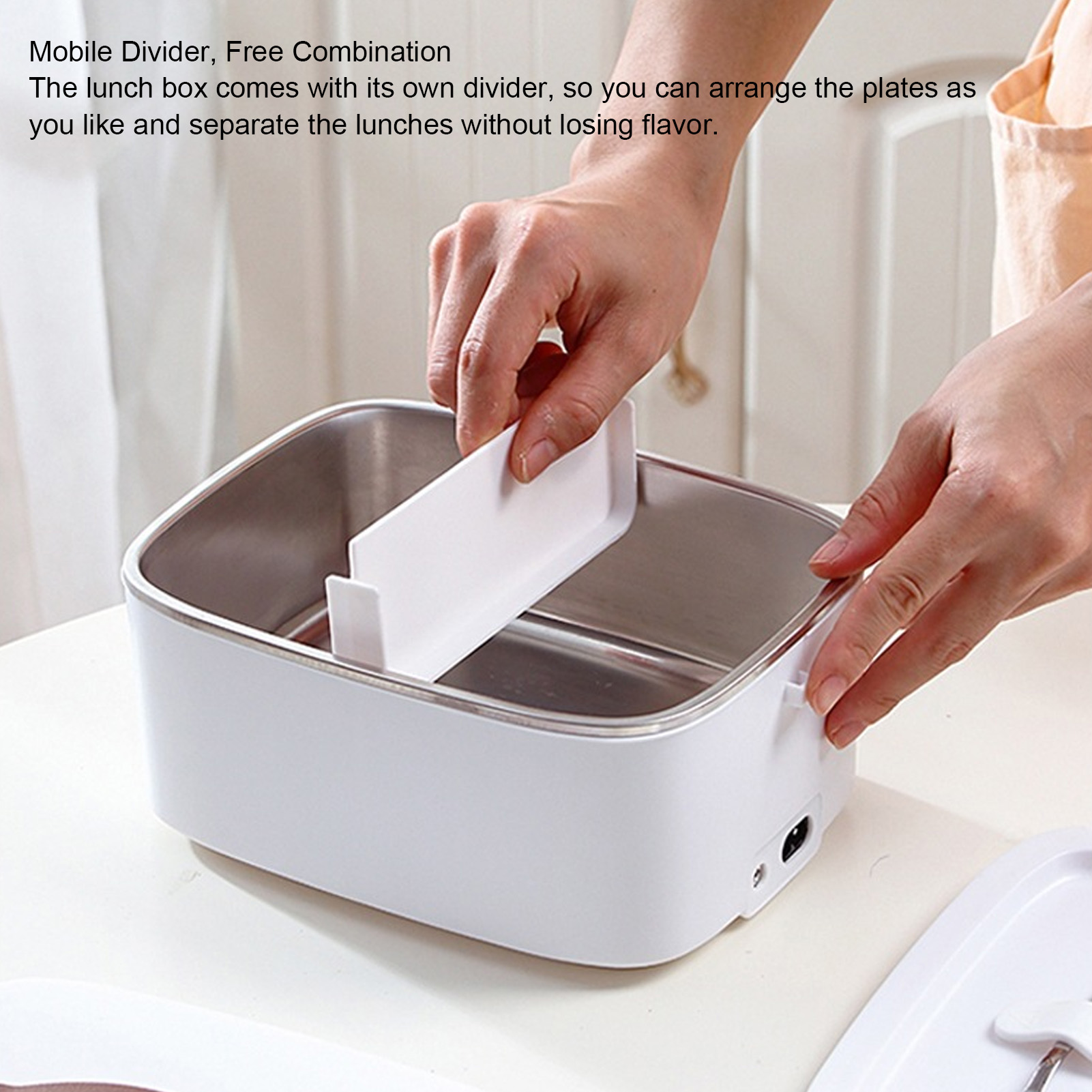 Portable Food Warmer - Electric Lunch Box Food Heater 1.8L