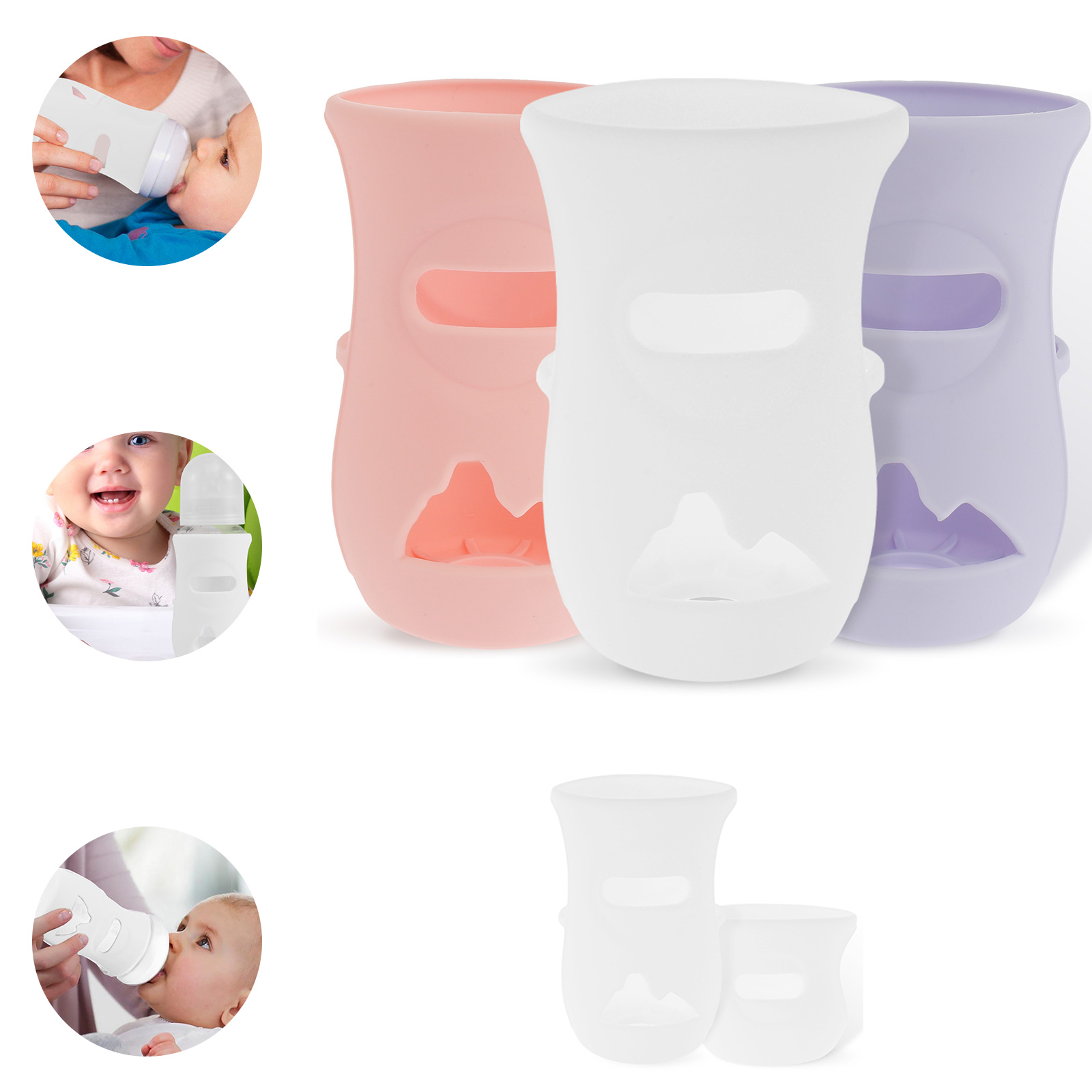 Food Storage 1 Year - Silicone Sleeves Silicone Baby Bottle Cover