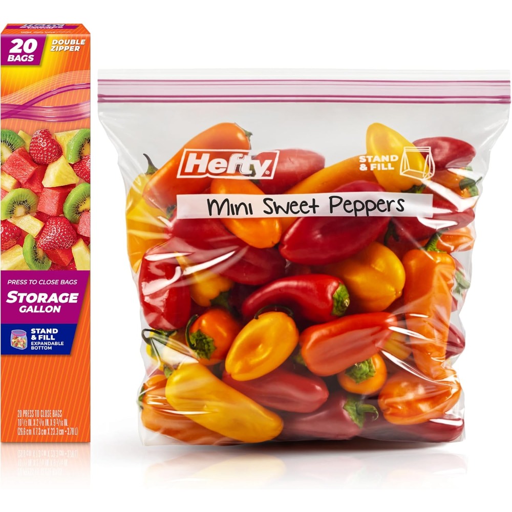 Lock And Lock Food Storage - Press to Close Plastic Bags Gallon