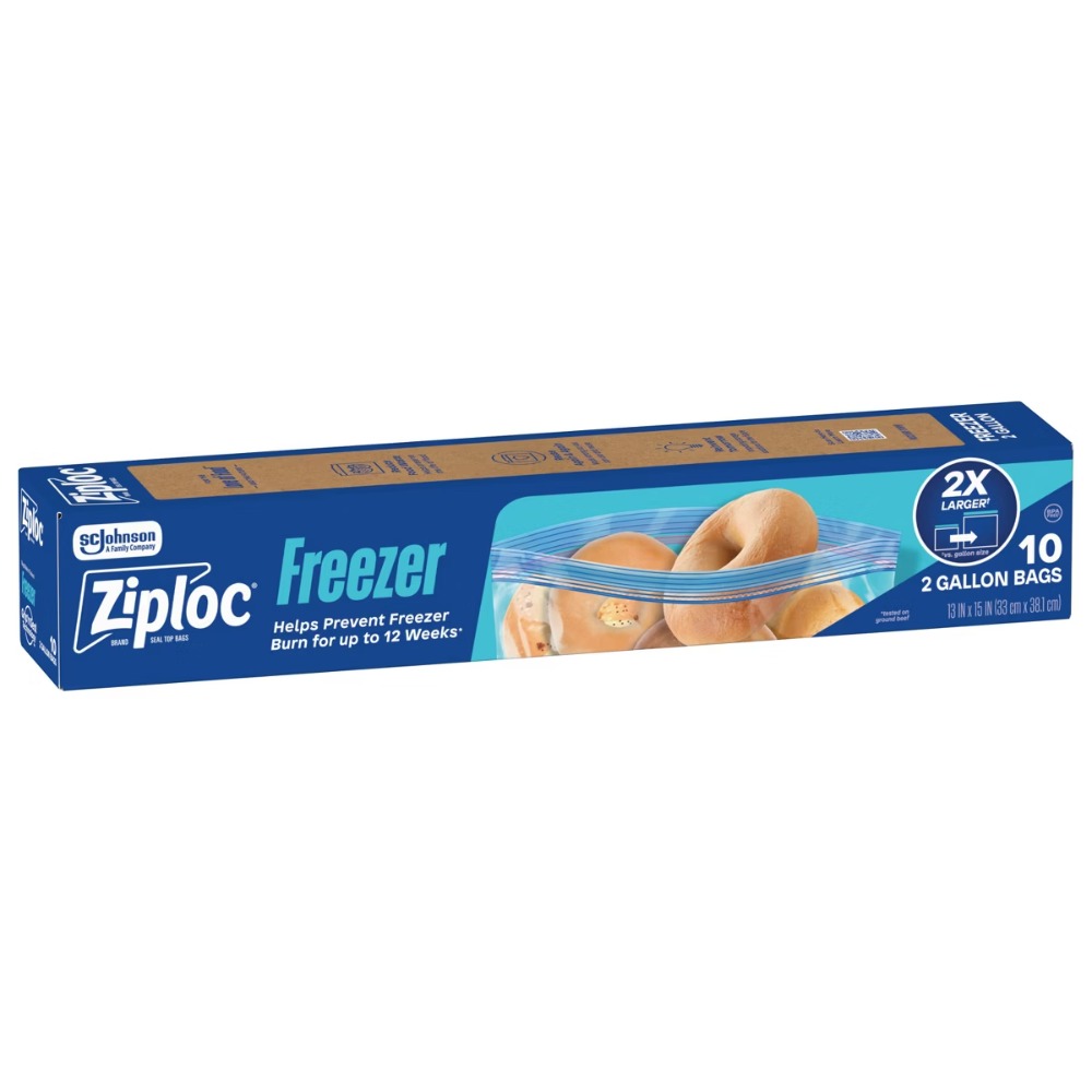 Food Storage Safe - Two Gallon Freezer Bags for Food