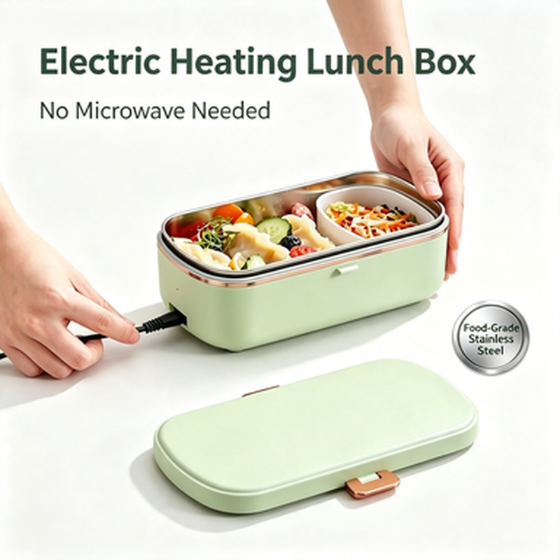 Portable Food Warmer - Multifunctional Electric Steaming Cooking Pot 900ML