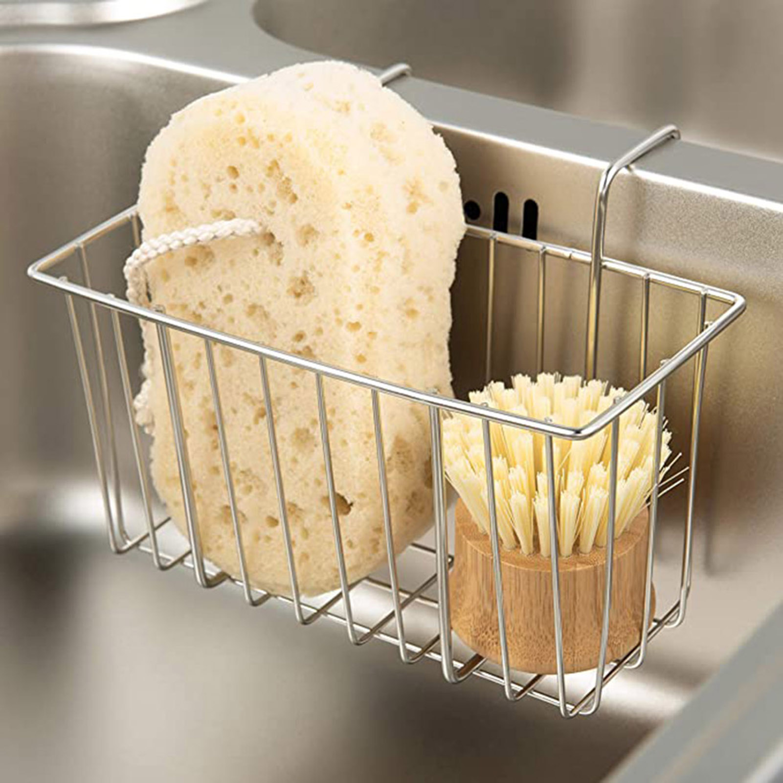 Food Storage For Restaurant - Kitchen Sponge Holder Basket Food Catcher