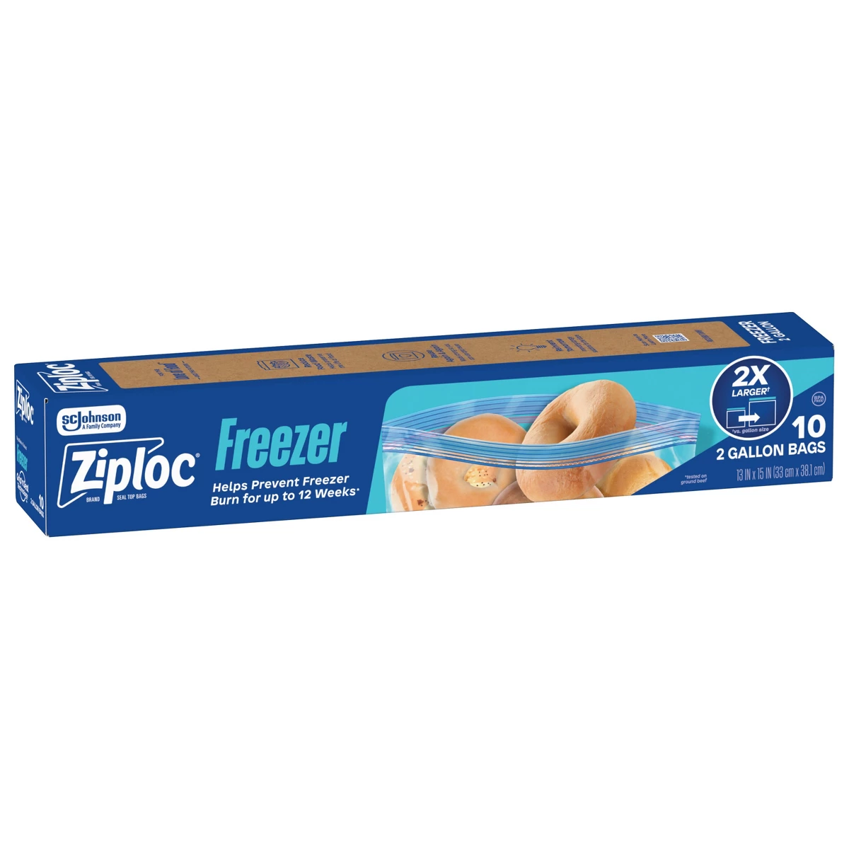 Lock And Lock Food Storage - Ziploc Two Gallon Freezer Bags for