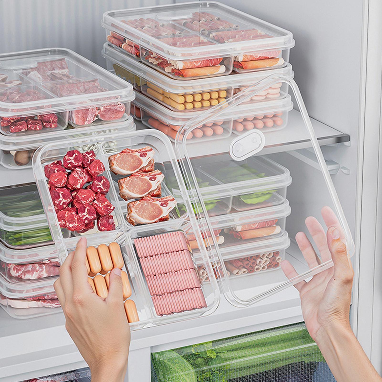Food Storage Bins - 1PC Refrigerator Storage Box Meat Vegetable