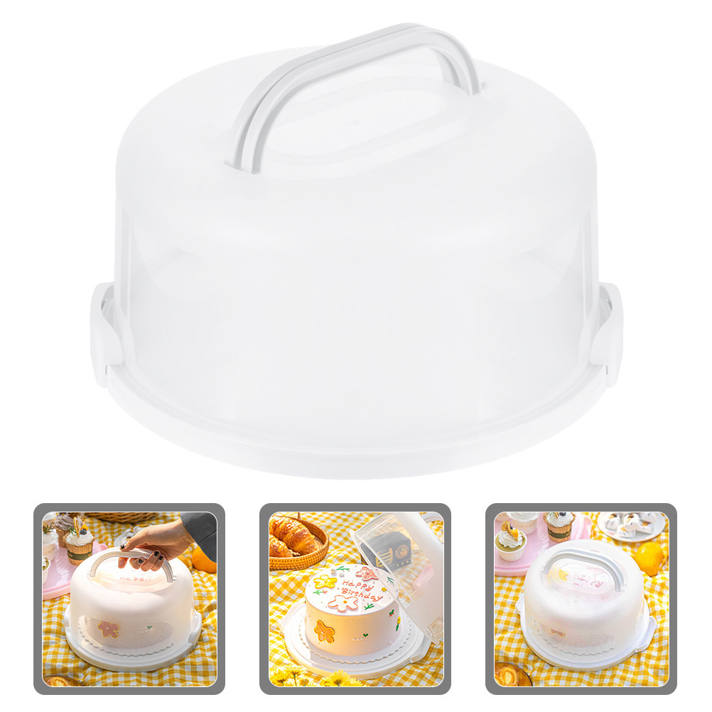 Food Storage Plastic Boxes - Cake Storage Box 10 Inch Round
