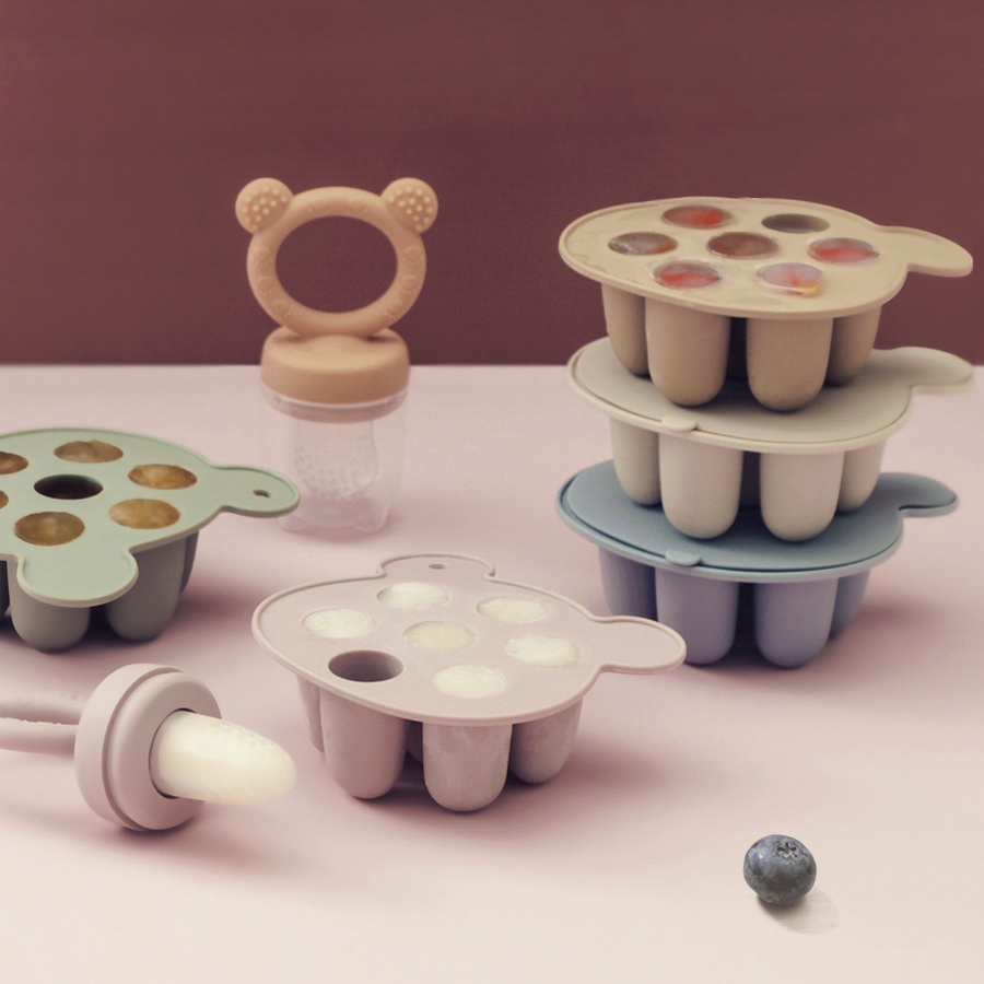 Food Storage 1 Year - Baby Ice Cream Pops Silicone Mold
