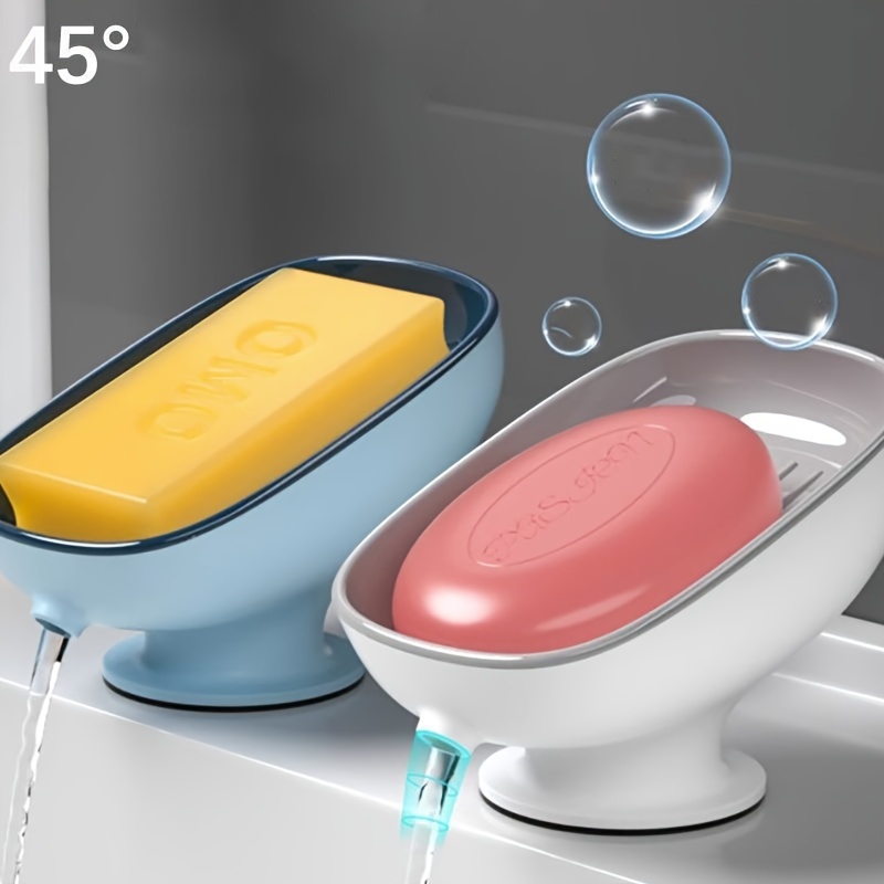 Portion Control Container - Soap Holder Drain Water Soap Dish