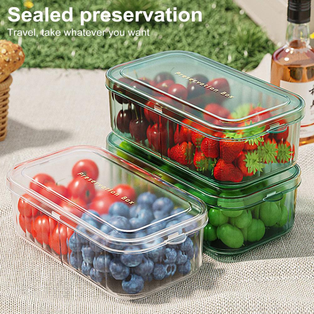 Food Storage Dividers - Multi-functional Fridge Bins with Dividers Fridge