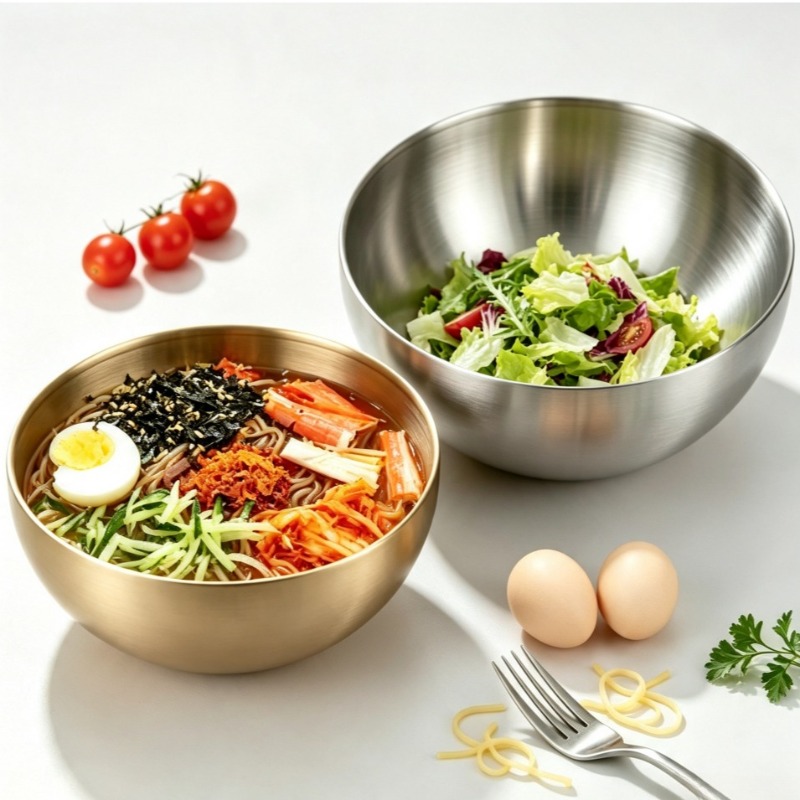 Food Storage Bowls - Stainless Steel Mixing Bowls Metal Serving