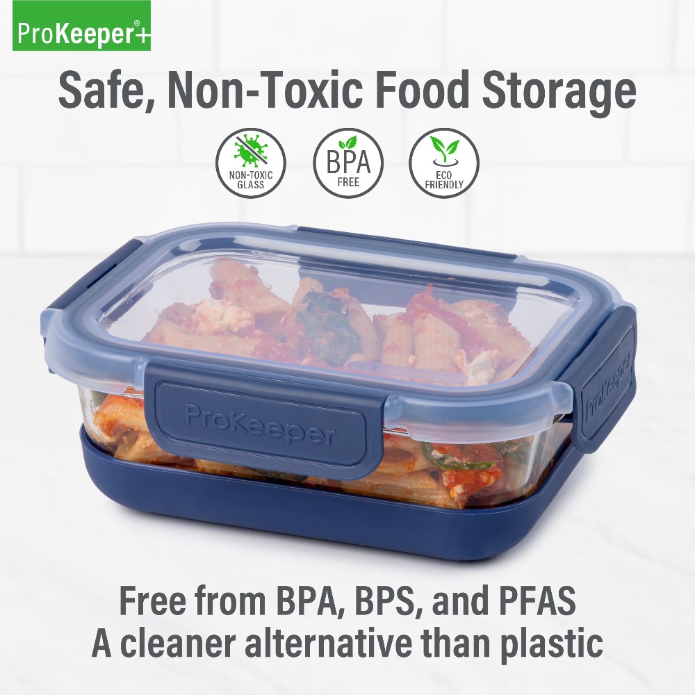 2.8 Cup Glass Food Storage Con - огляд і ціна Food Storage With Glass Lids