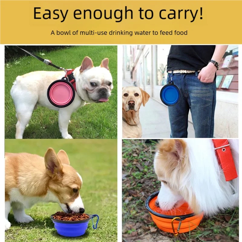 Folding Portable Silicone Dog  - огляд і ціна Portion Control Container