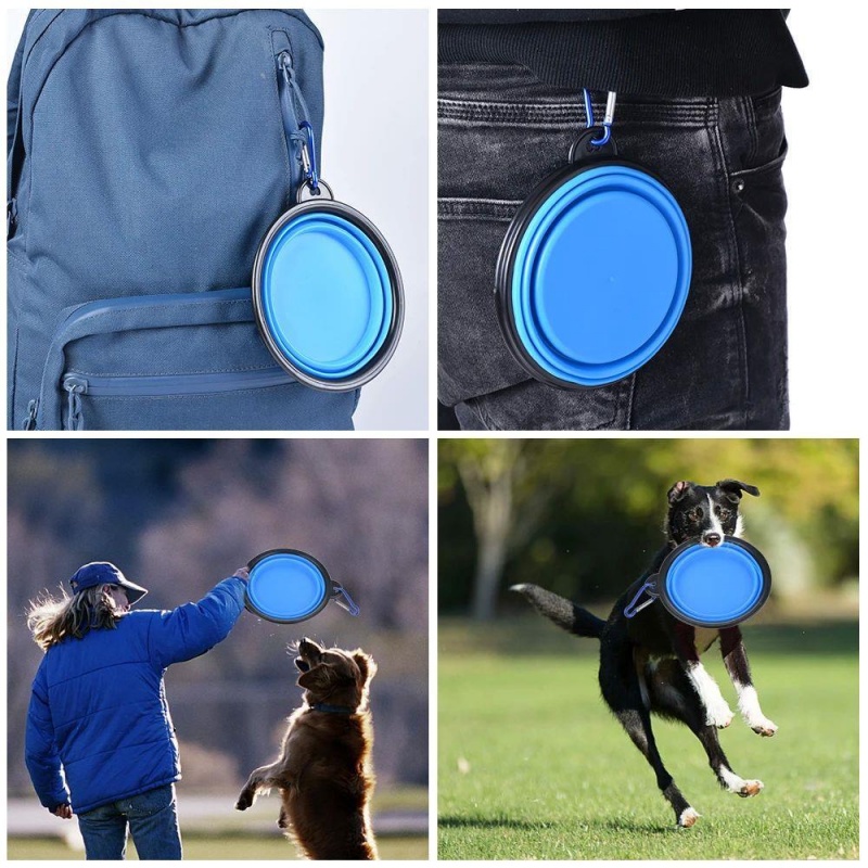 Folding Portable Silicone Dog  - огляд і ціна Portion Control Container