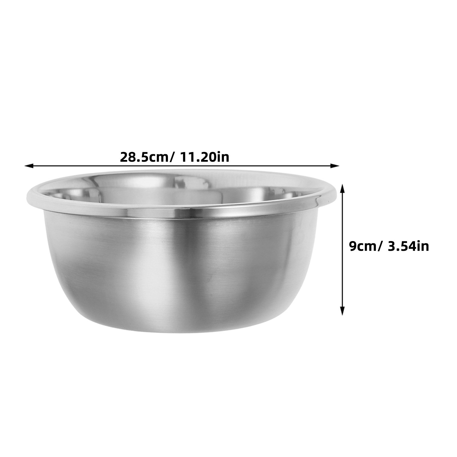 Large Stainless Steel Round Bo - огляд і ціна Food Storage Bowls