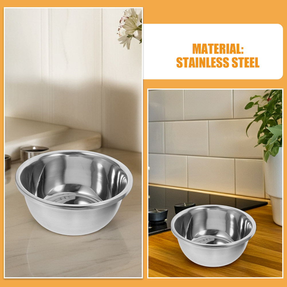 Large Stainless Steel Round Bo - огляд і ціна Food Storage Bowls