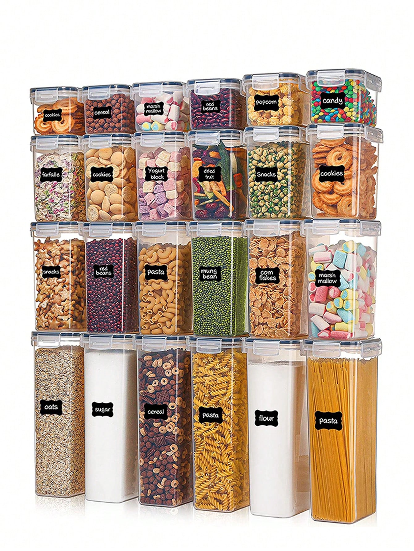 48pcs Airtight Food Storage Co - огляд і ціна Lock And Lock Food Storage