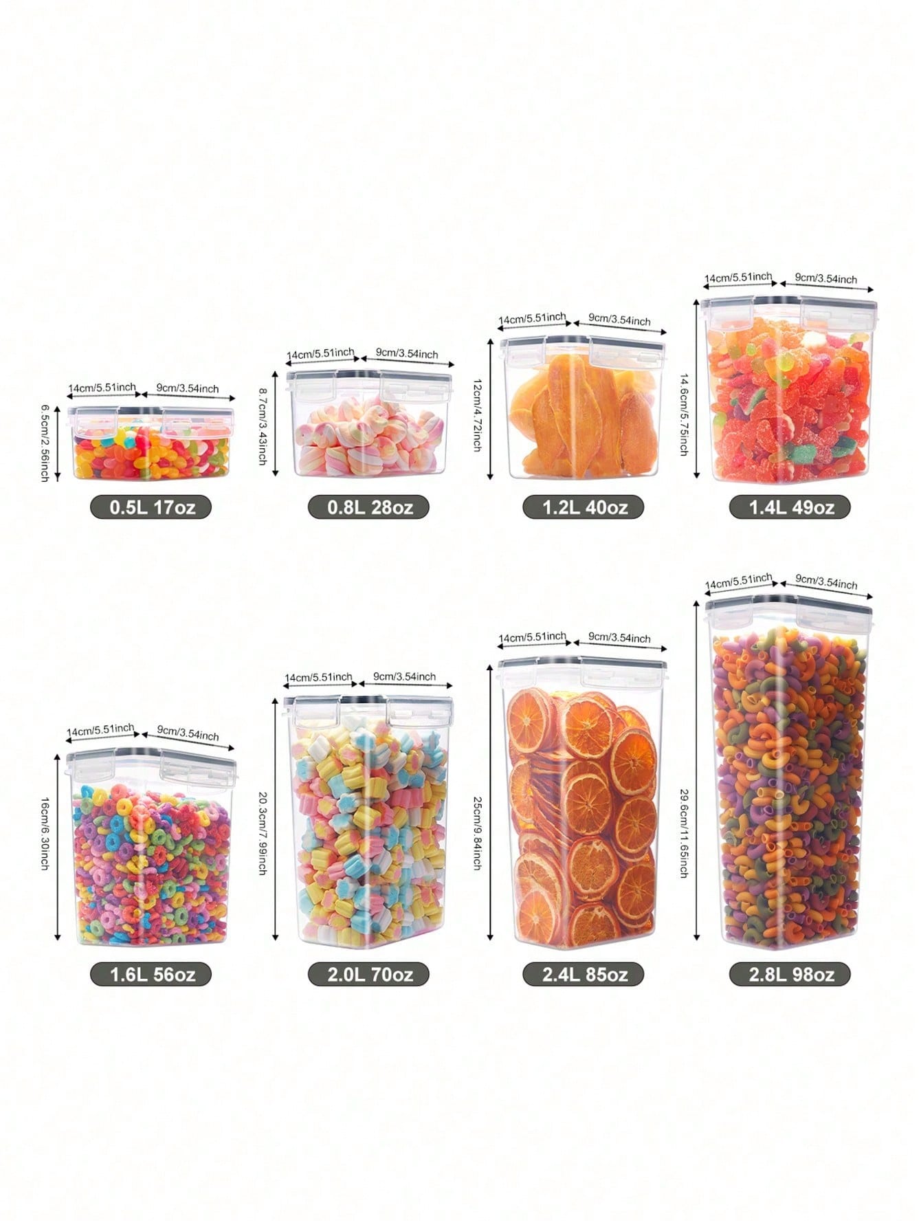 48pcs Airtight Food Storage Co - огляд і ціна Lock And Lock Food Storage