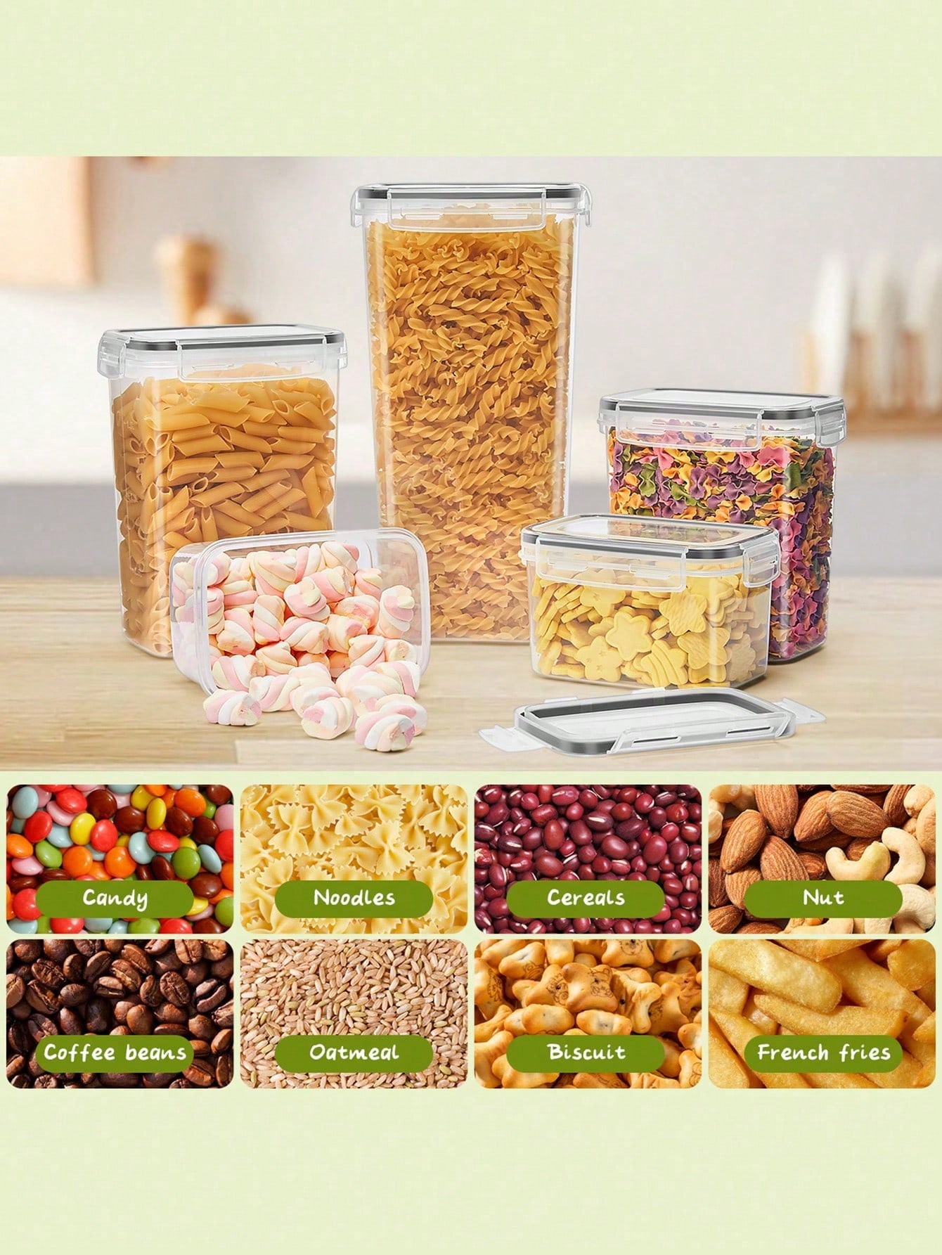 48pcs Airtight Food Storage Co - огляд і ціна Lock And Lock Food Storage