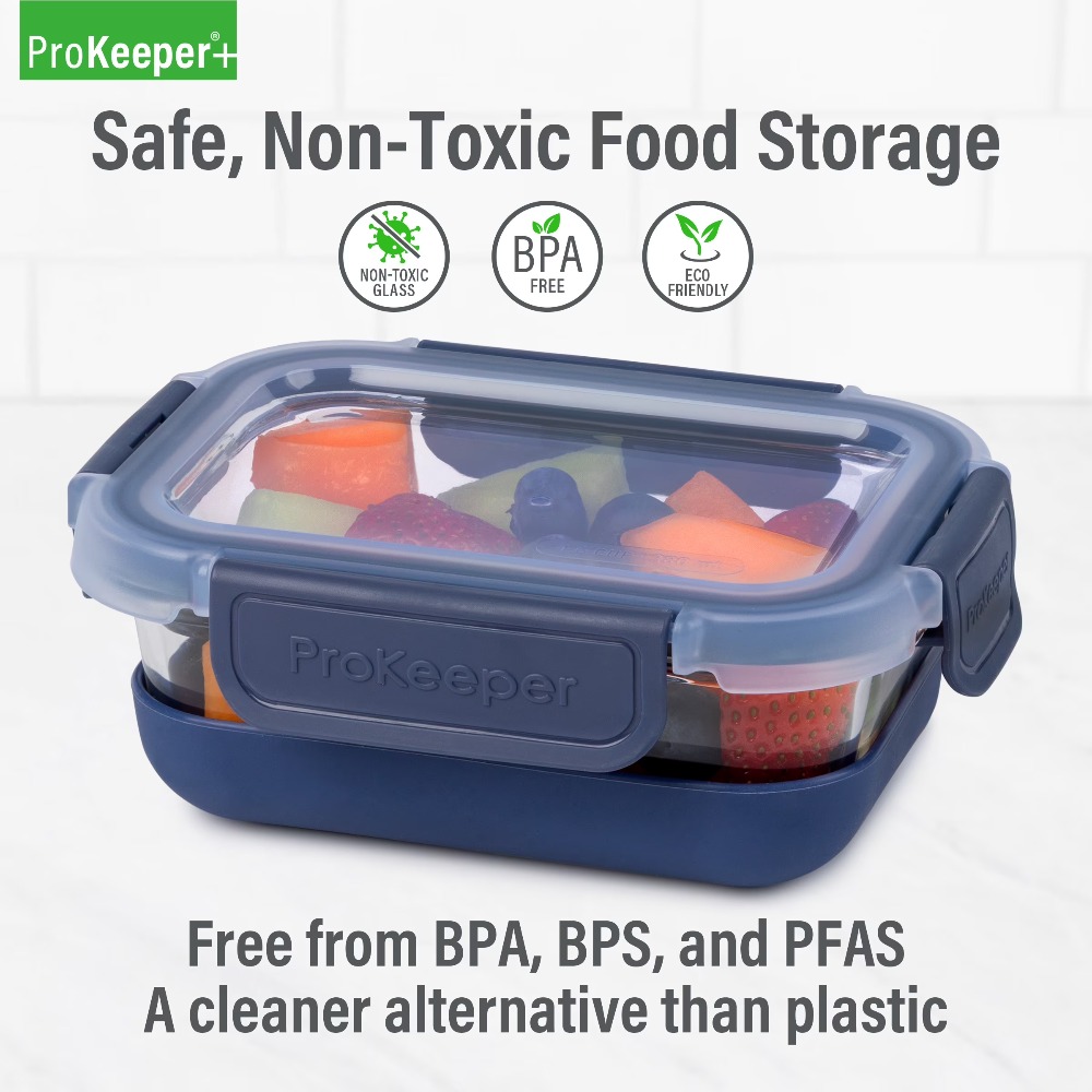 2 Pack 1.6 Cup Glass Food Stor - огляд і ціна Food Storage With Glass Lids