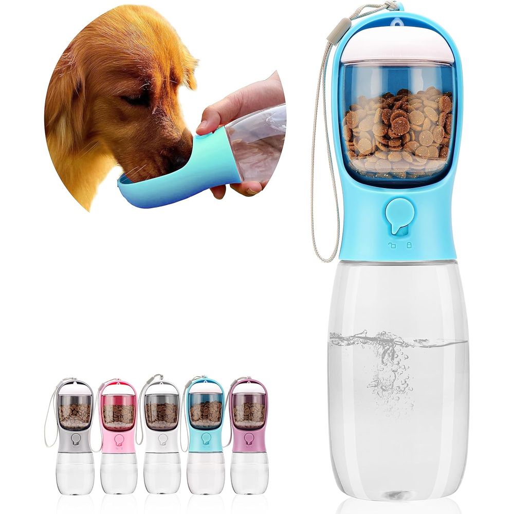 Dog Water Bottle with Food Con - огляд і ціна Food Storage Essentials