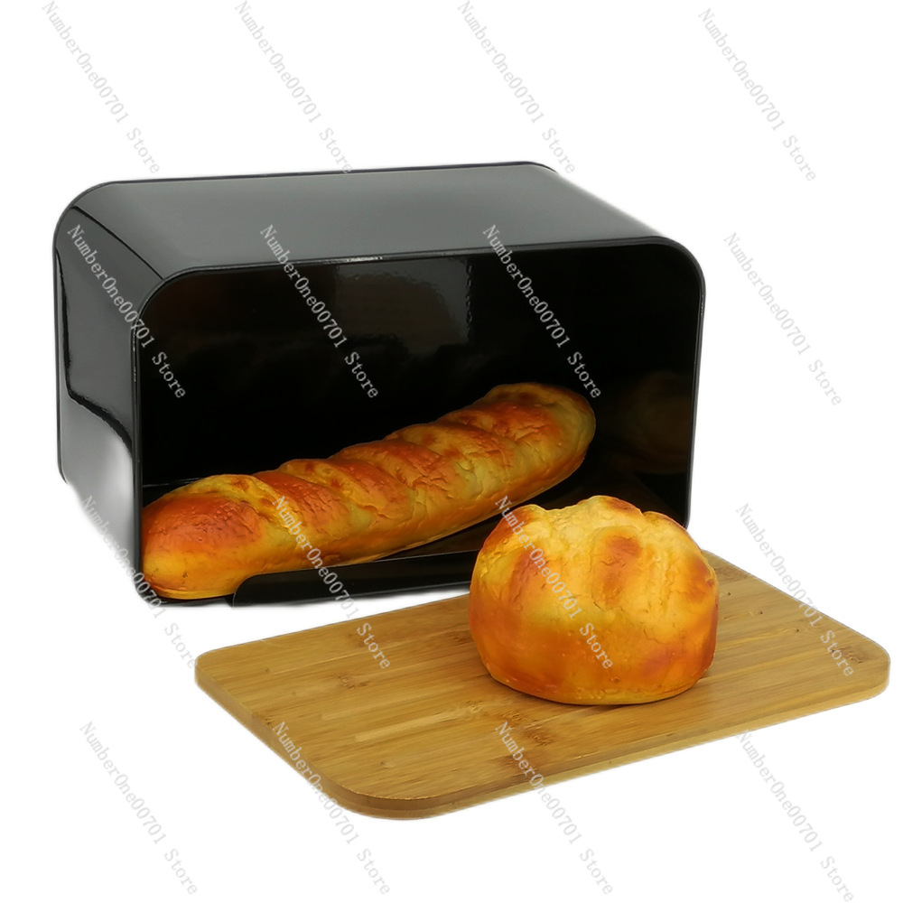 Kitchen Bread Box with Bamboo  - огляд і ціна Food Storage Bins