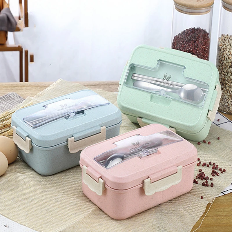 Microwave Lunch Box Wheat Stra - огляд і ціна Food Storage Zip Bags