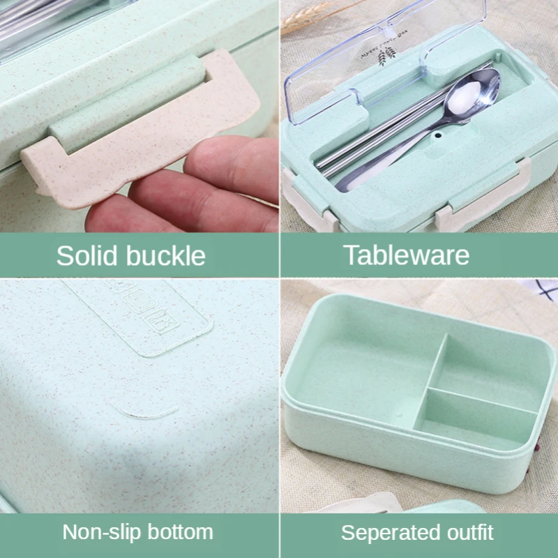 Microwave Lunch Box Wheat Stra - огляд і ціна Food Storage Zip Bags