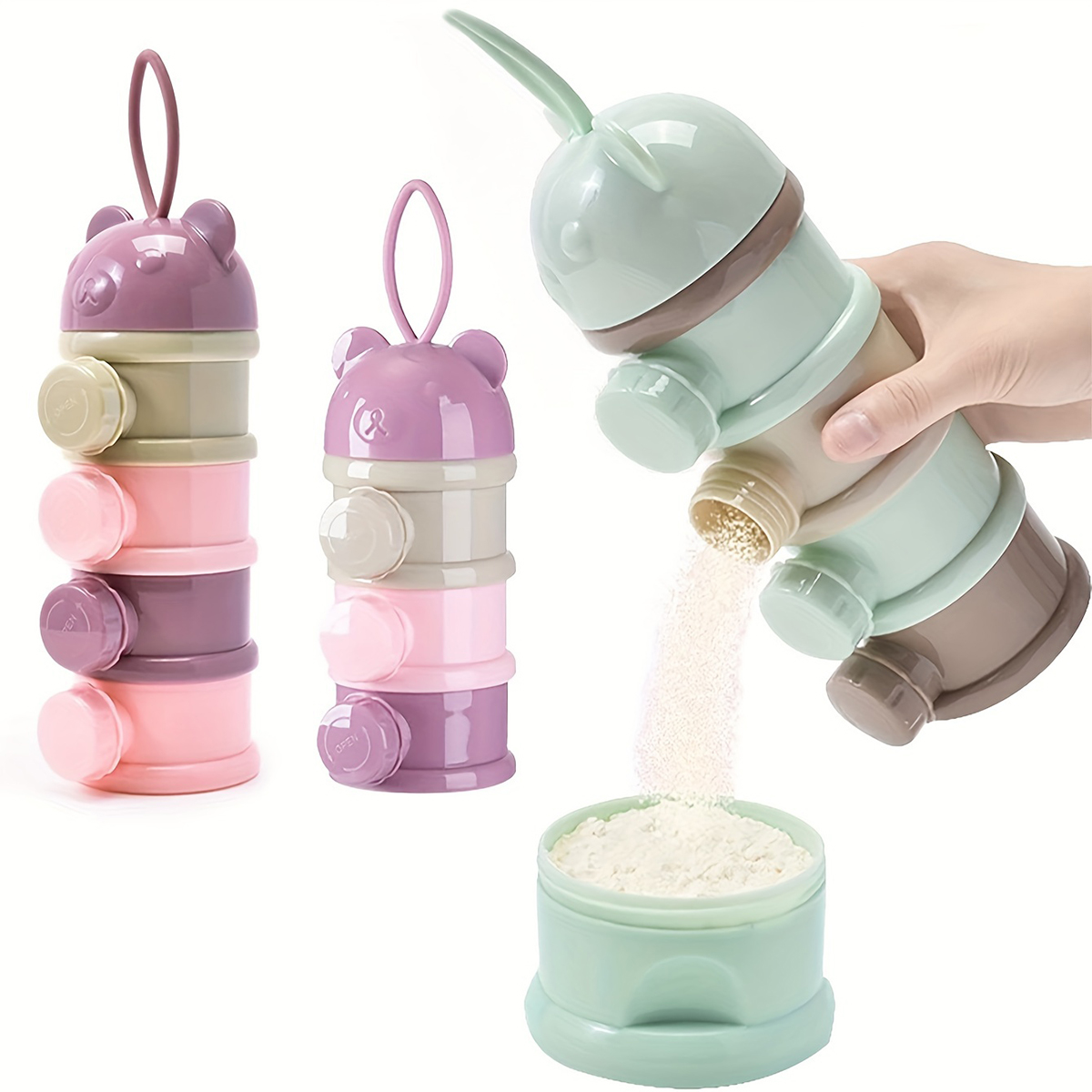Large Capacity Baby Milk Powde - огляд і ціна Food Storage 1 Year
