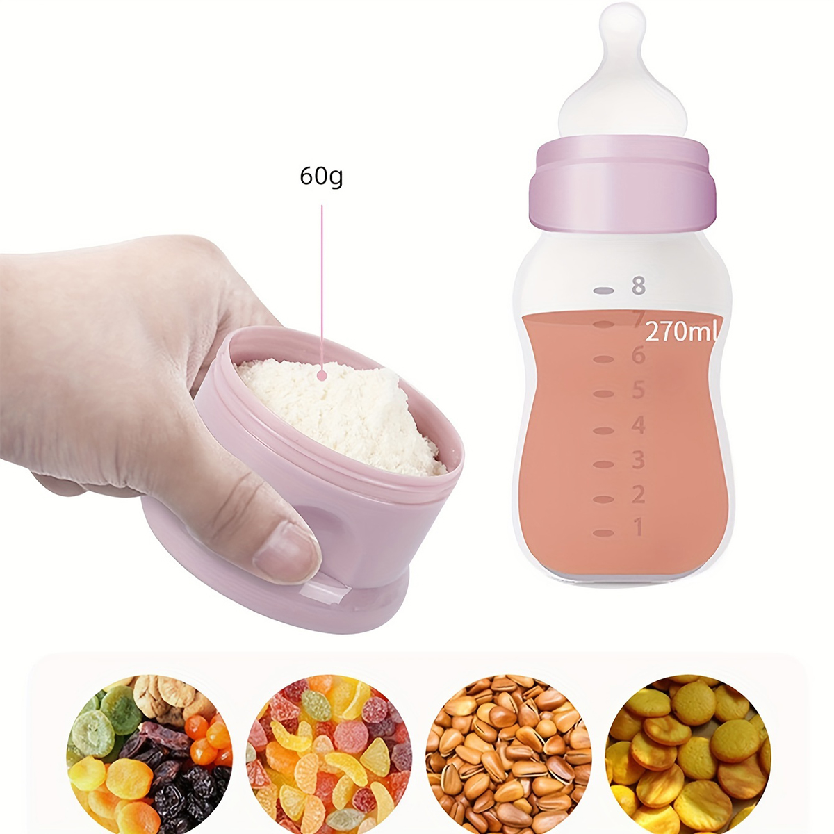 Large Capacity Baby Milk Powde - огляд і ціна Food Storage 1 Year