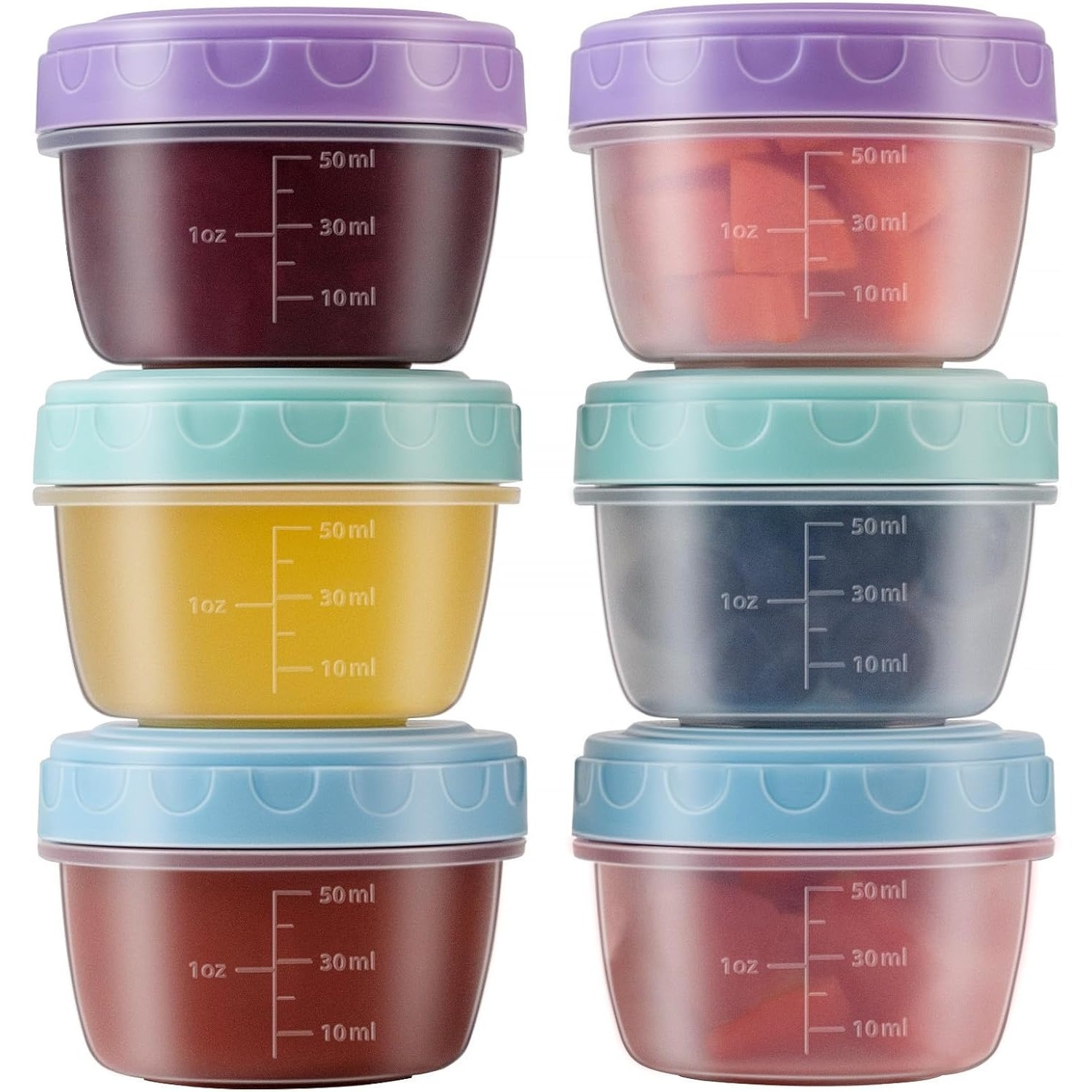 1-6 Pack 2.7 OZ Salad Dressing - огляд і ціна Food Storage Bowls