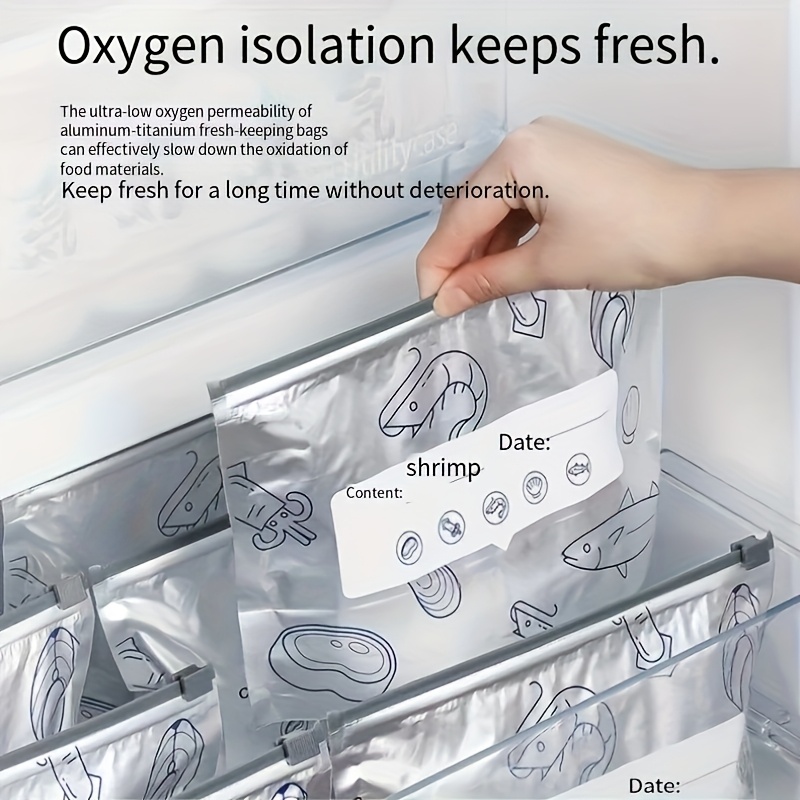 10/60pcs Aluminum Foil Storage - огляд і ціна Food Storage Essentials