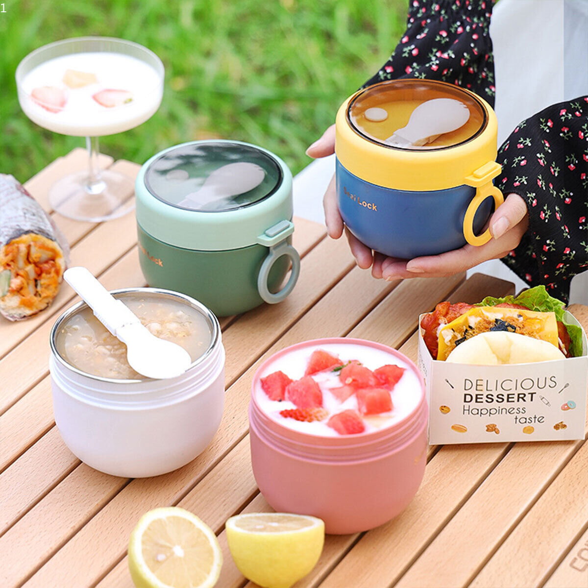 600ML Stainless Steel Lunch Bo - огляд і ціна Food Storage Thermos