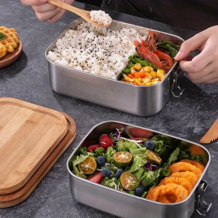 New 304 Stainless Steel Bamboo - огляд і ціна Food Storage Bins