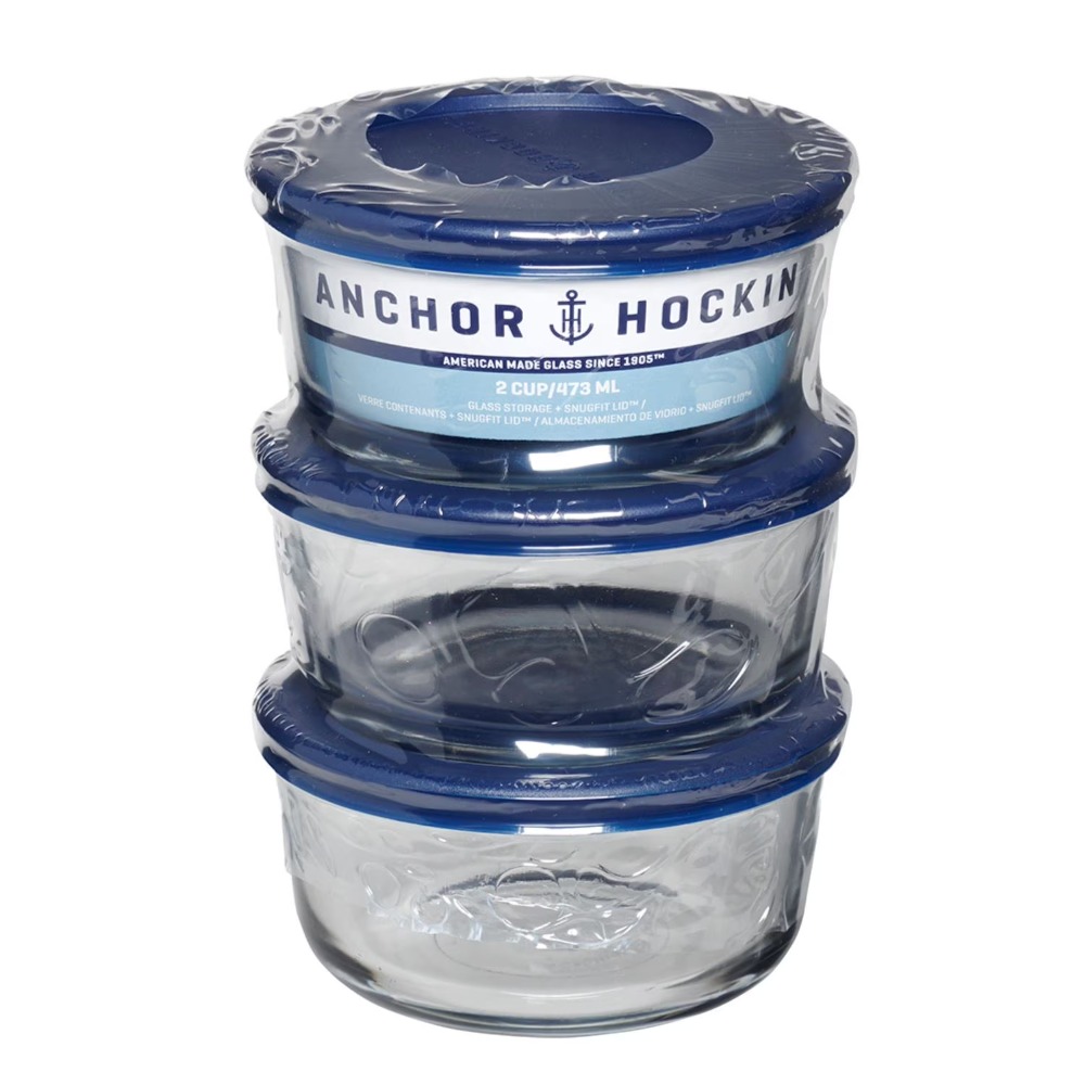 Anchor Hocking Glass Food Stor - огляд і ціна Food Storage With Glass Lids