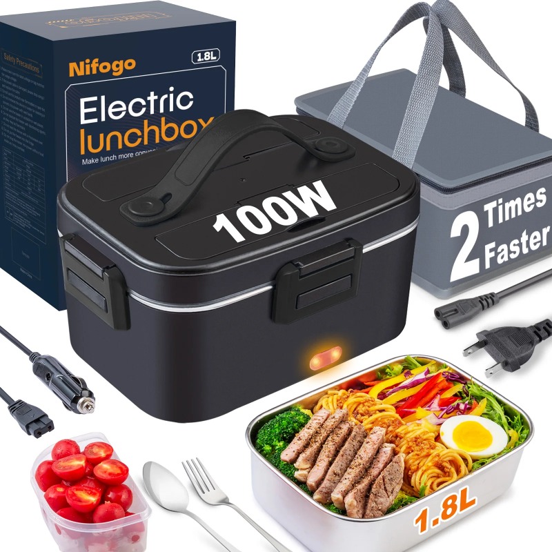 Electric Heated Lunch Box 110V - огляд і ціна Portable Food Warmer