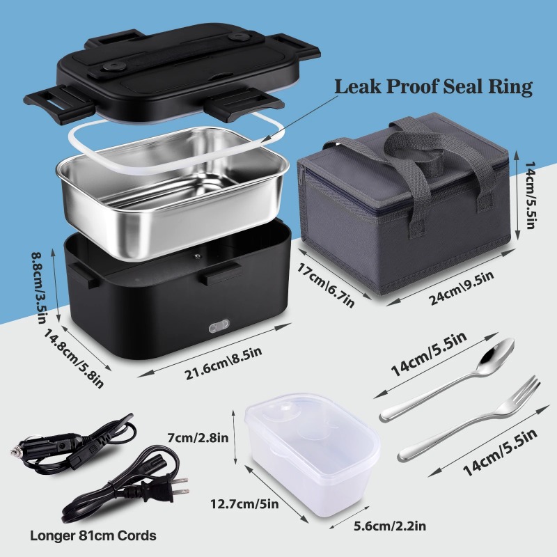 Electric Heated Lunch Box 110V - огляд і ціна Portable Food Warmer