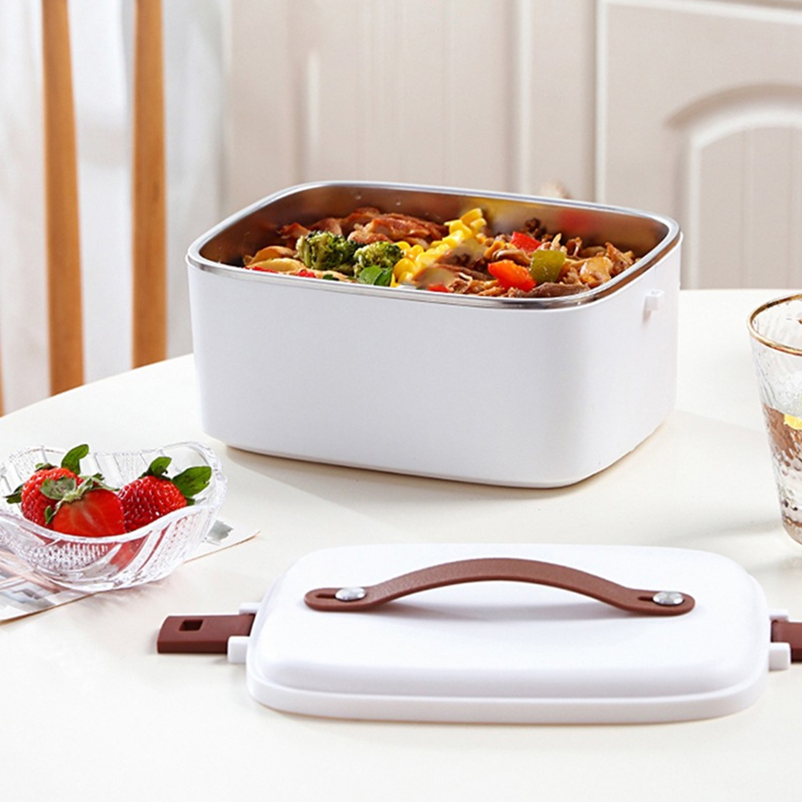 Electric Lunch Box Food Heater - огляд і ціна Portable Food Warmer
