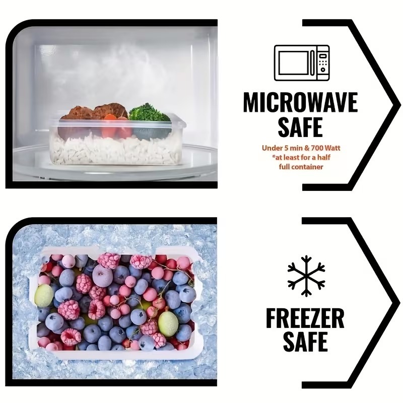 4-Piece Clear Food Storage Con - огляд і ціна Food Storage Time