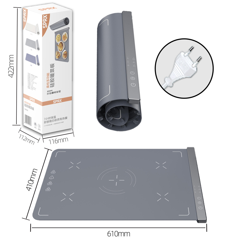 Foldable Food Warmer Mat Elect - огляд і ціна Portable Food Warmer