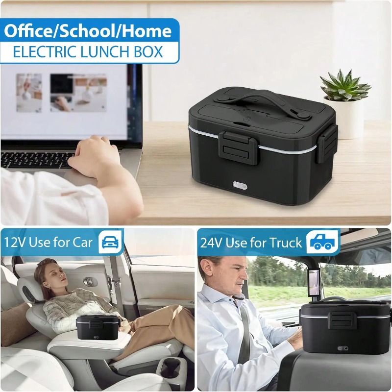 100W Electric Heated Lunch Box - огляд і ціна Portable Food Warmer