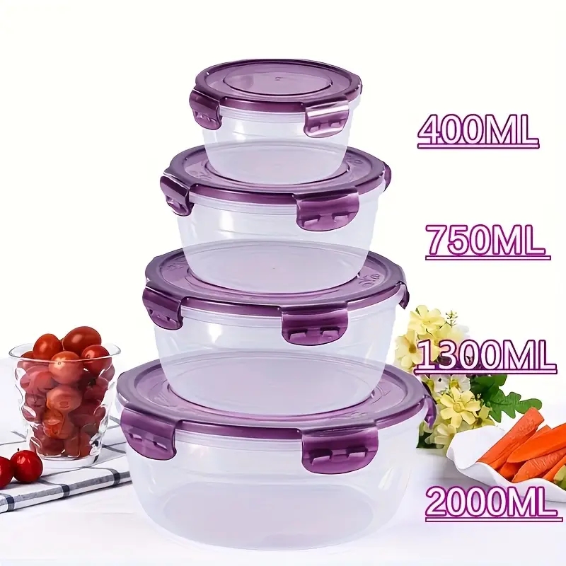 4 Plastic Food Storage Contain - огляд і ціна Food Storage Bins