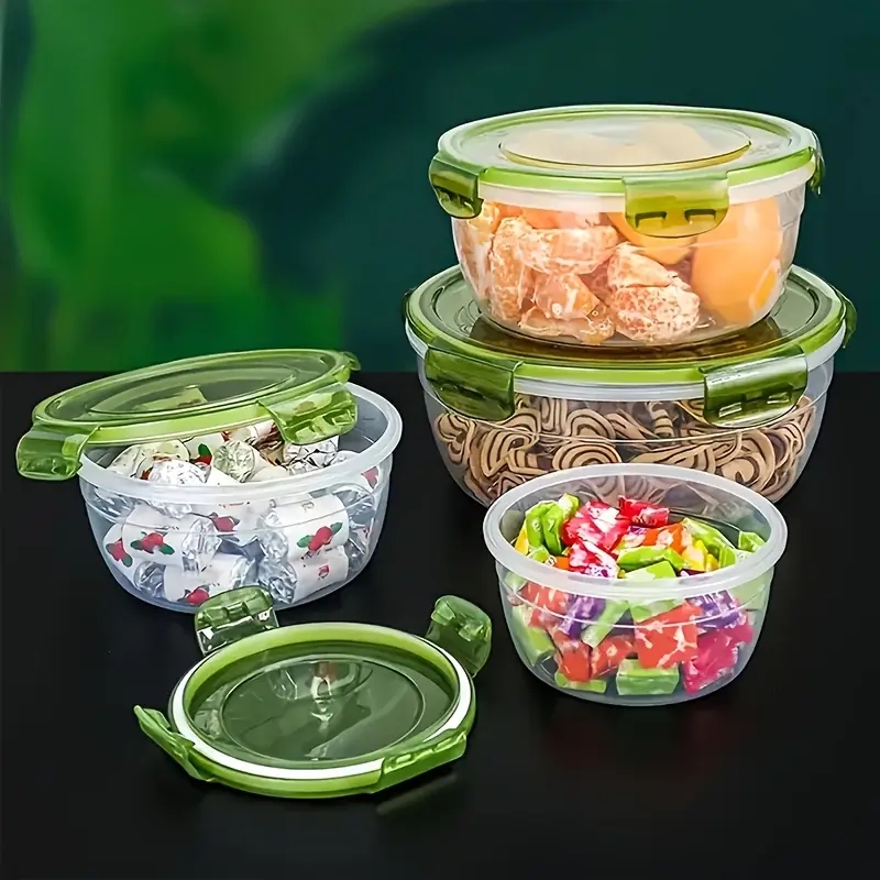 4 Plastic Food Storage Contain - огляд і ціна Food Storage Bins